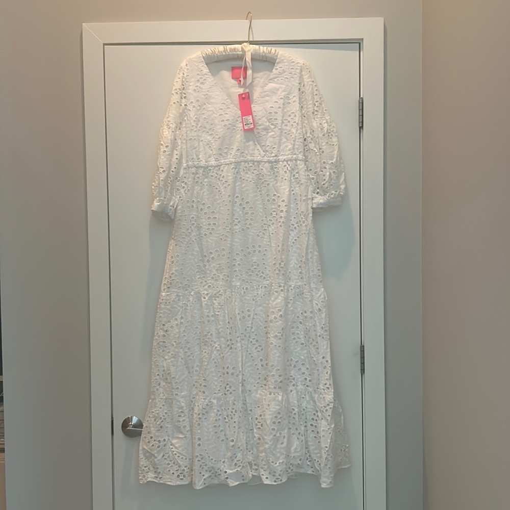 Lily Pulitzer white eyelet dress